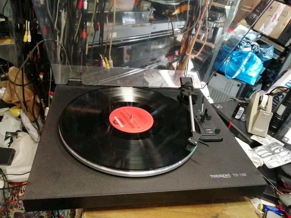 THORENS TD158, Plattenspieler +AUDIO-TECHNICA Nadelsystem!
