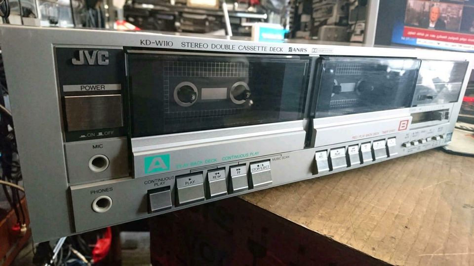 JVC KD-W110E, Doppelcassetten-Deck