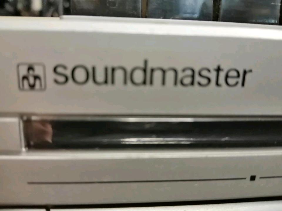 SOUNDMASTER FM/MW Doppel-Radiocassetten-Recorder!!!