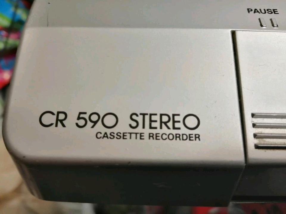 2 GRUNDIG CR590, Cassetten-Recorder, etwas DEFEKT!!!