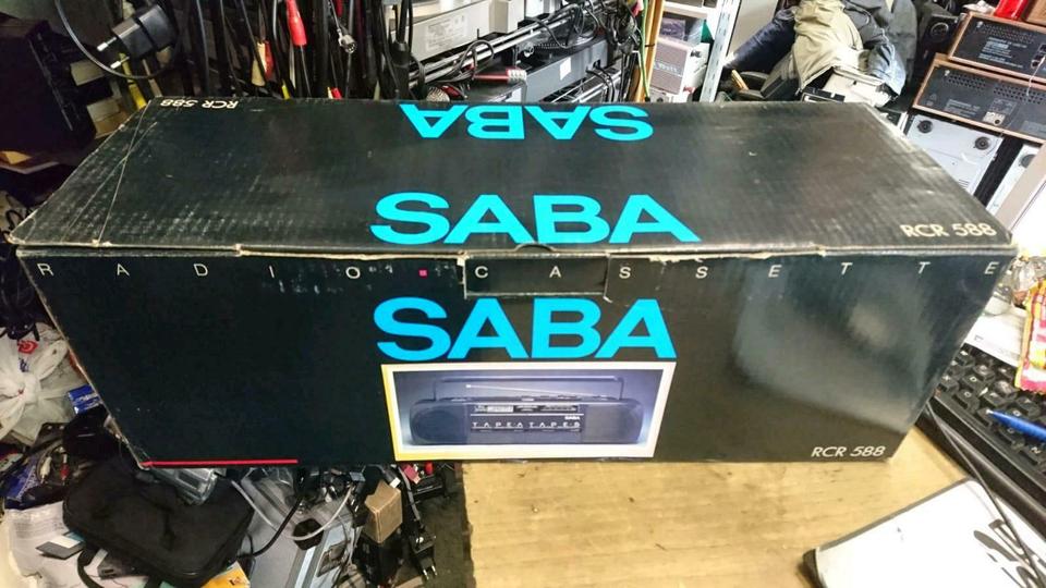 SABA RCR 588, Doppelcassetten-Recorder, NEU & ORIGINALVERPACKT!