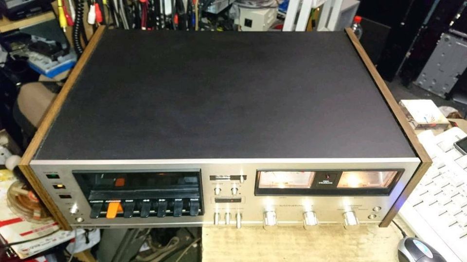 RANK ARENA C900, Stereo Cassette Tape Deck, Cassetten-Deck, Holzd