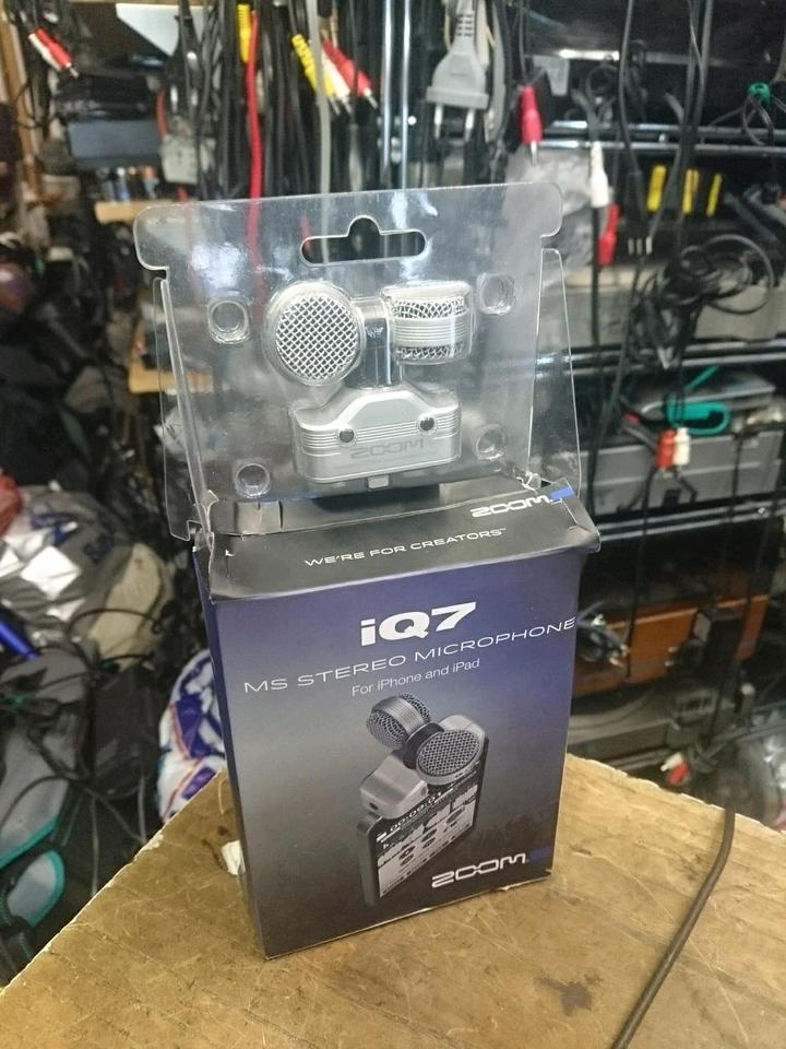 IQ7 ZOOM Ms Stereo-Mikrofon für IPhone und IPad!! Neu & OVP!!