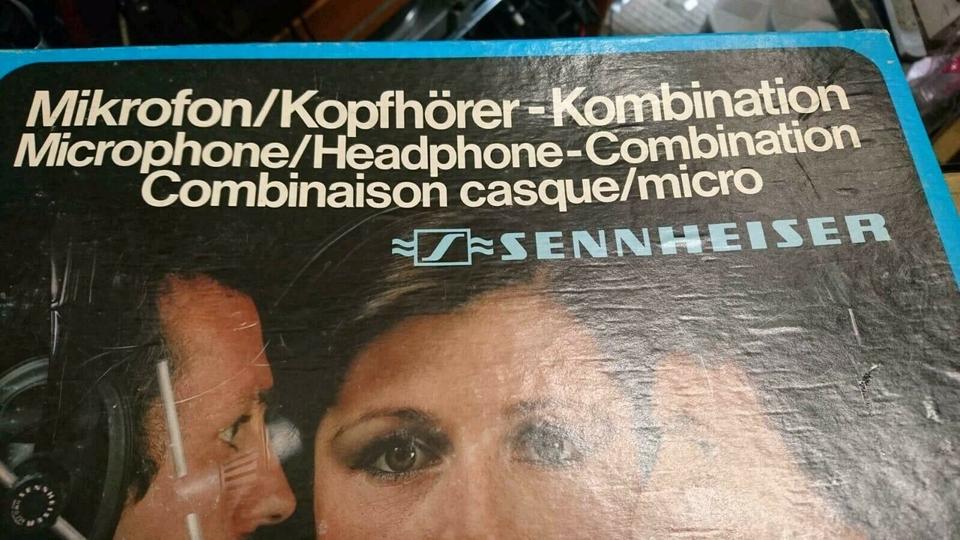 SENNHEISER HME 1019, Kopfhörer mit Mikrofon, alter Stecker