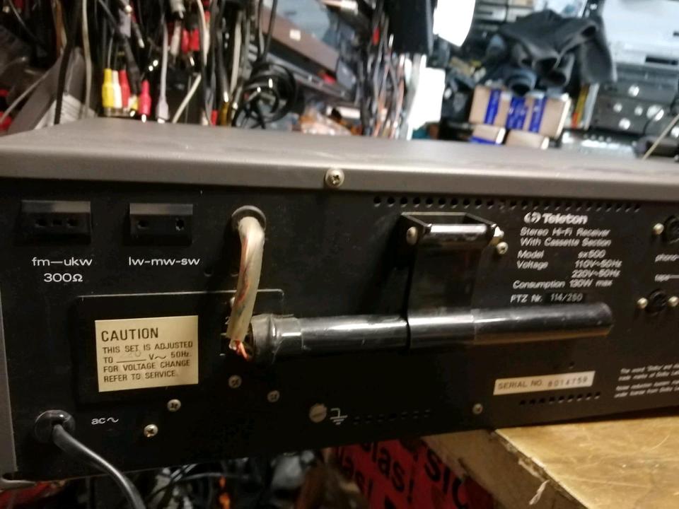 TELETON SX500, Stereo HiFi Receiver mit Cassette, guter Zustand!
