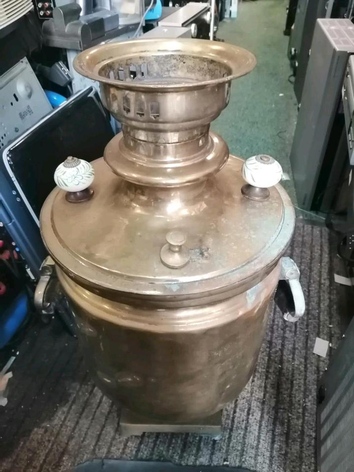 Russischer Holzkohle-Samowar, Baujahr: 1826, guter Zustand!!