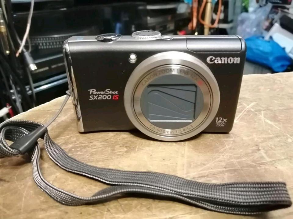 CANON POWERSHOT SX200IS, Digital-Kamera mit Zubehör!!!