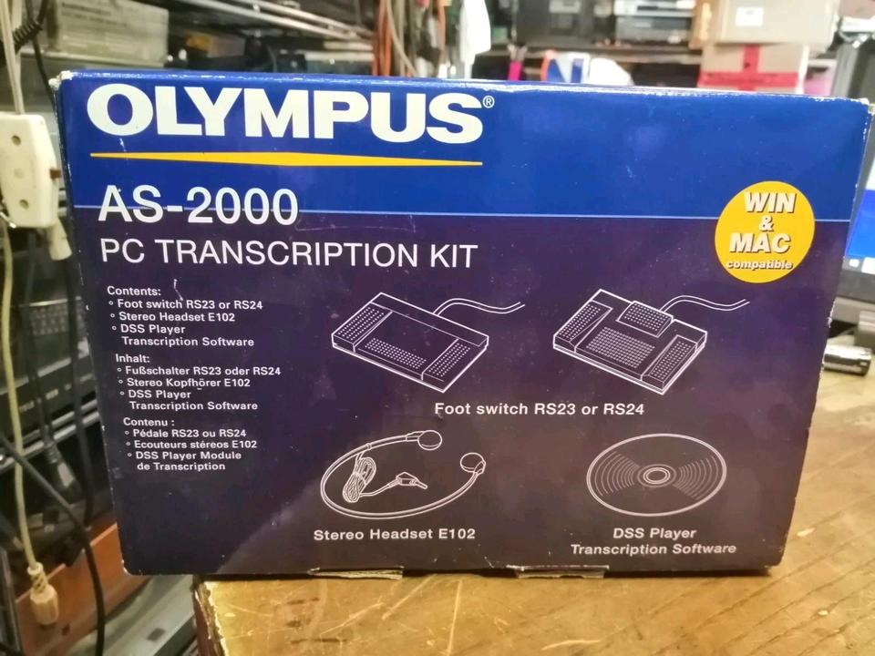 OLYMPUS PC Transcription AS-2000, NEU und OVP!!!