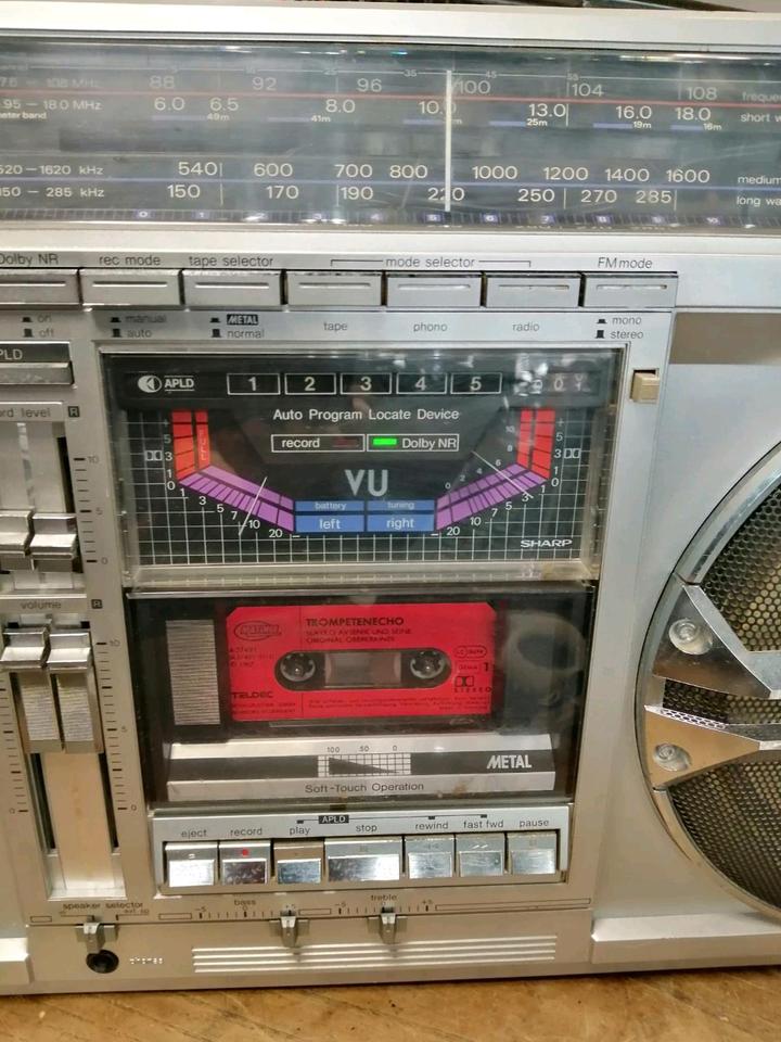 SHARP GF-9000H, Stereo Radio-Cassetten-Recorder/Ghettoblaster!!!