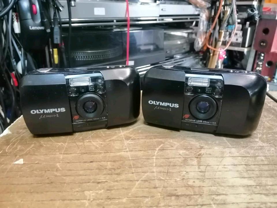 OLYMPUS MJU - 1, Analog-Kamera 2 Stück, DEFEKT!!!