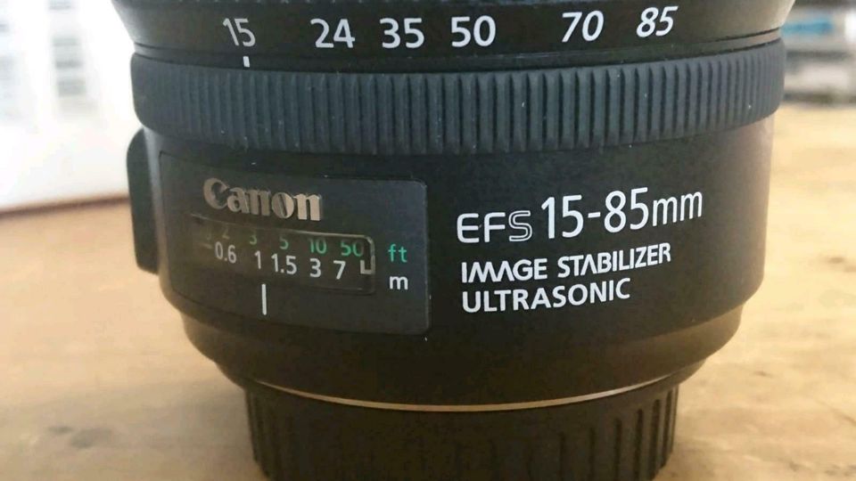 CANON EFS 15-85 mm, Objektiv, NEU - nur 1x getestet!