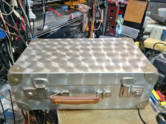 FRENCH METAL - Koffer, Aluminum, VINTAGE!!!