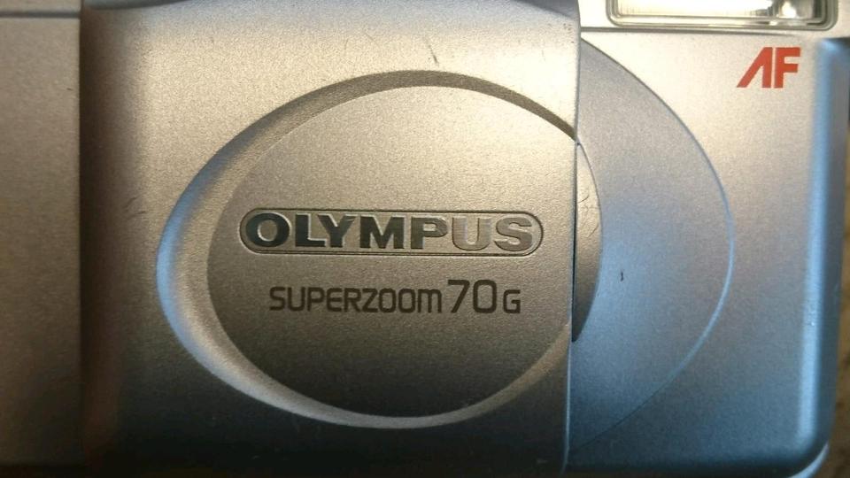 OLYMPUS Superzoom 70G, Analog-Kamera!