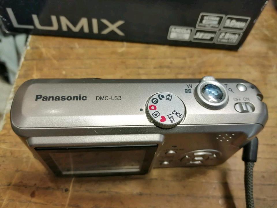 PANASONIC LUMIX DMC-LS3, Digital-Kamera mit Zubehör!!!