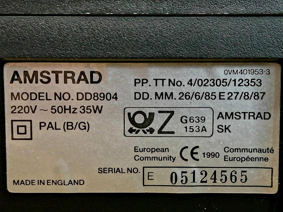 AMSTRAD DD8904, Doppel-Videocassettenrecorder, DEFEKT!,,