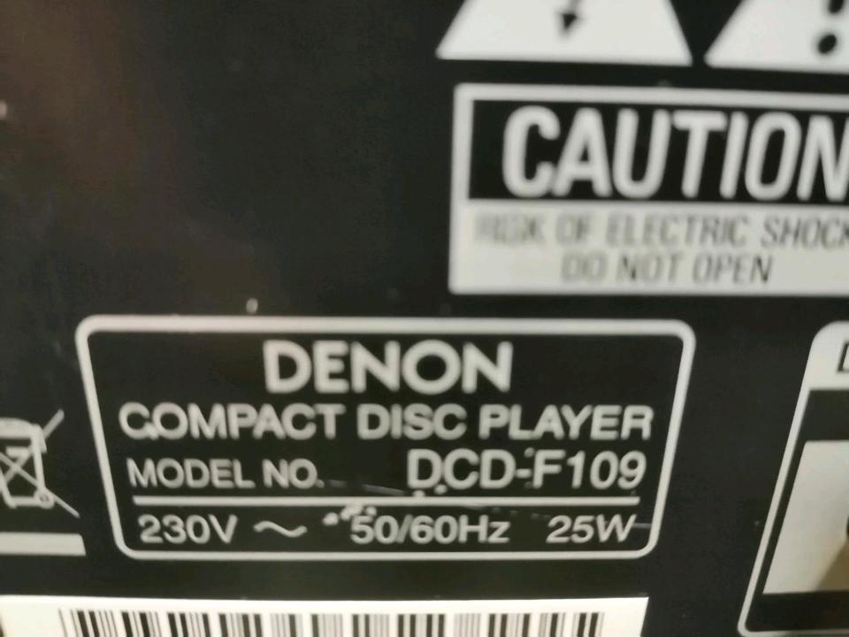 DENON DCD-F109, CD-Player OHNE Fernbedienung!!!