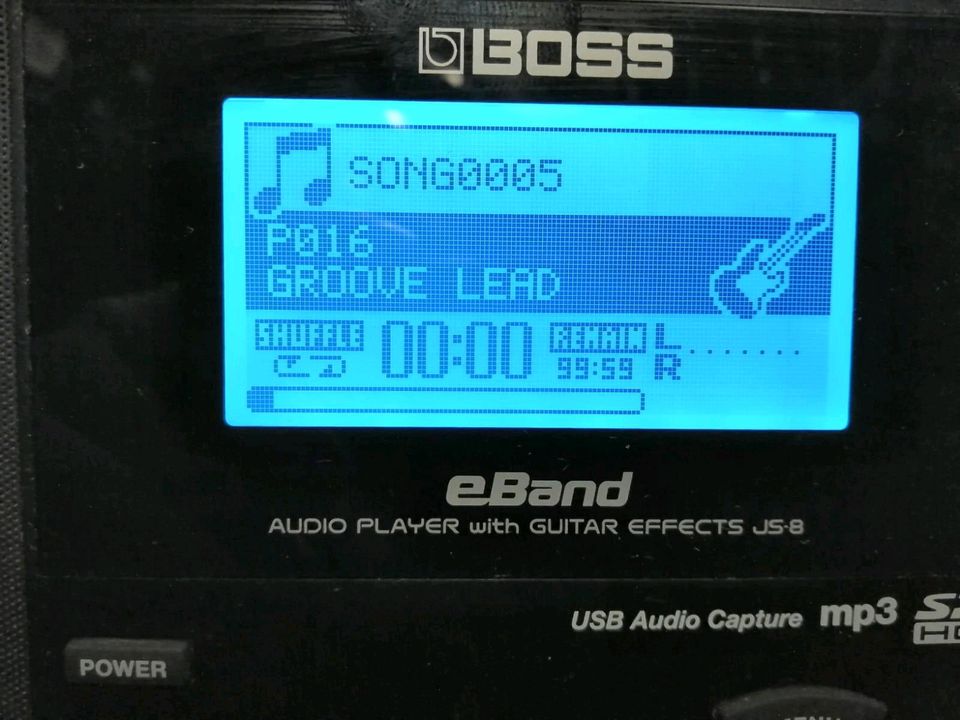 BOSS eBand JS-8, Audio-Player mit Gitarreneffekte + Adapter!!