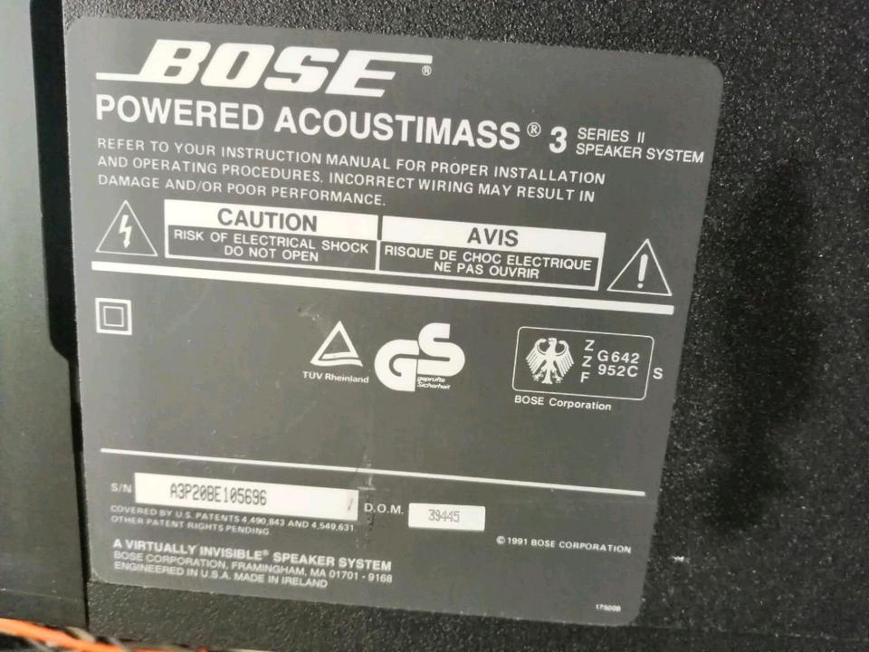 BOSE 3 SERIES II Speaker System, guter Zustand!!!