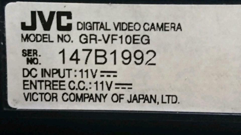 JVC GT-VF10EG, Digital Video Camera, mit Zubehör, guter Zustand!