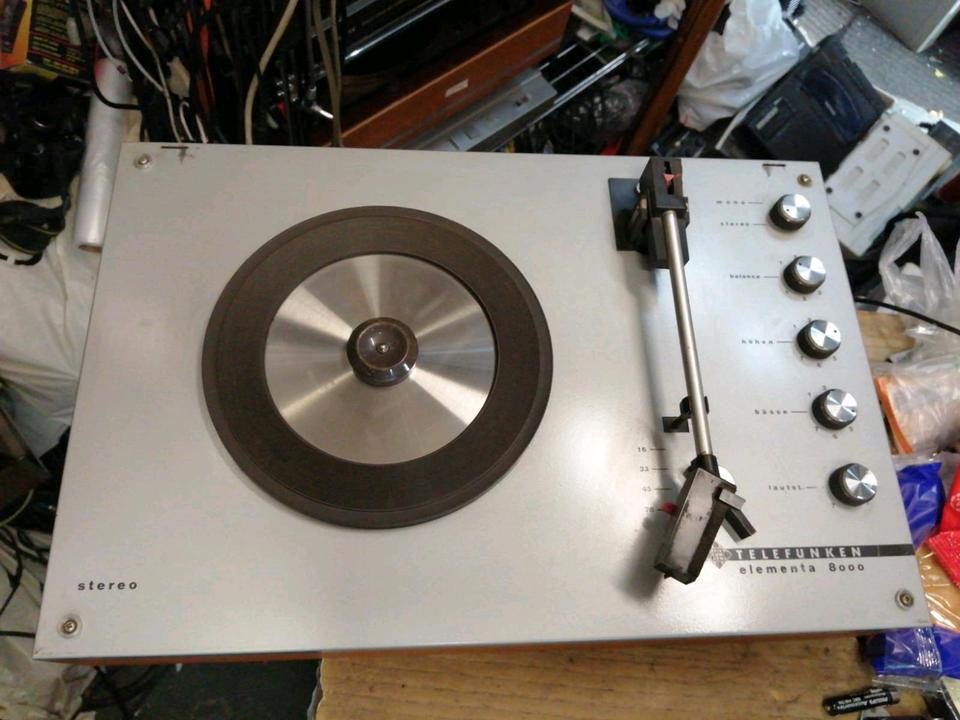 TELEFUNKEN elementa 8000, PLATTENSPIELER, DEFEKT!!!