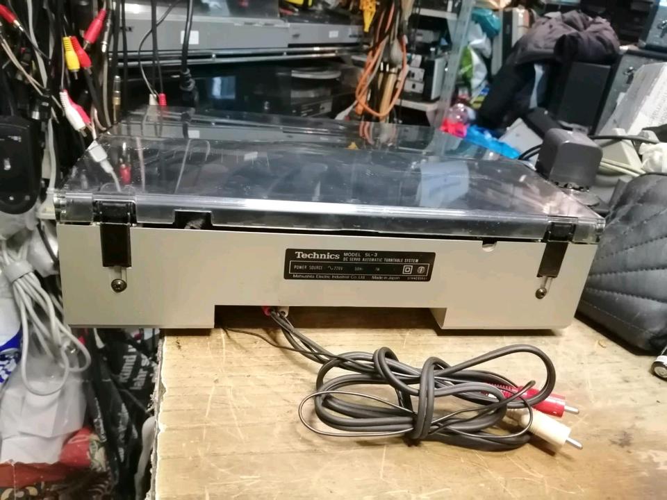 TECHNICS SL-3, Plattenspieler mit NEUEN Antriebsriemen!!!