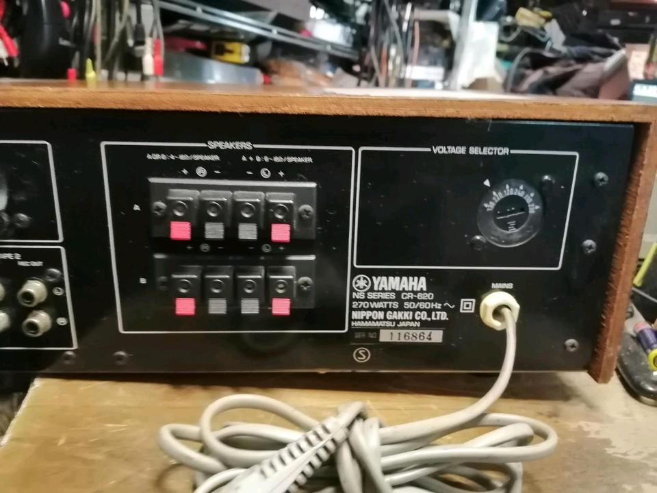 YAMAHA CR-620, Receiver, Holzdesign!!