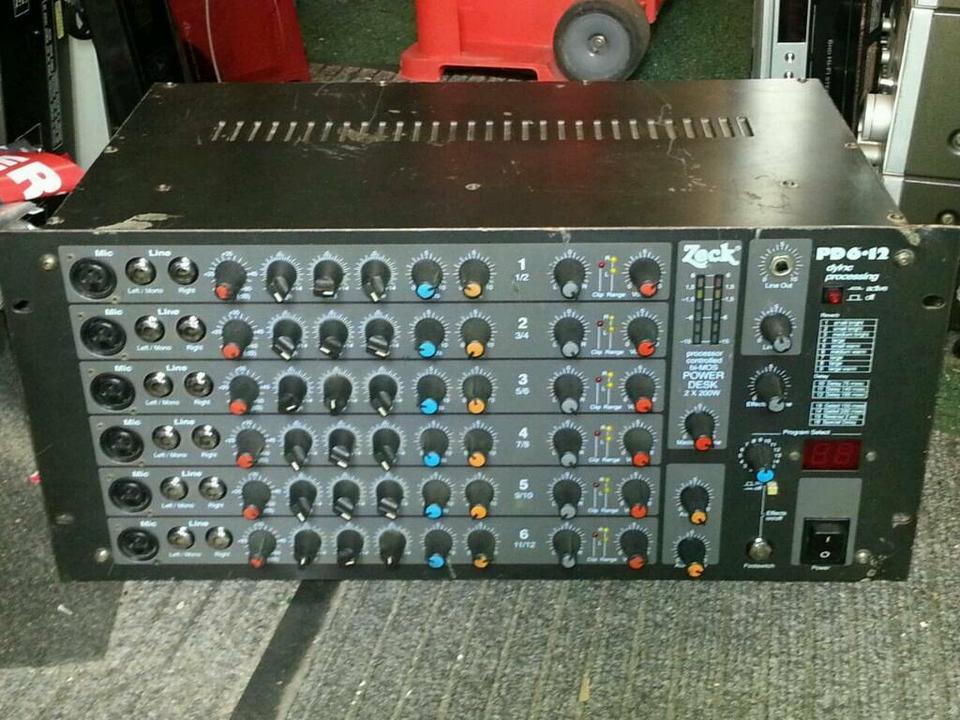 PD 6-12 Stereo Power Mixer; 12 Kanäle