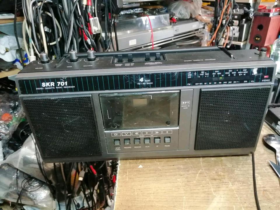 RFT SKR 701, Radio-Cassetten-Recorder, etwas DEFEKT!!