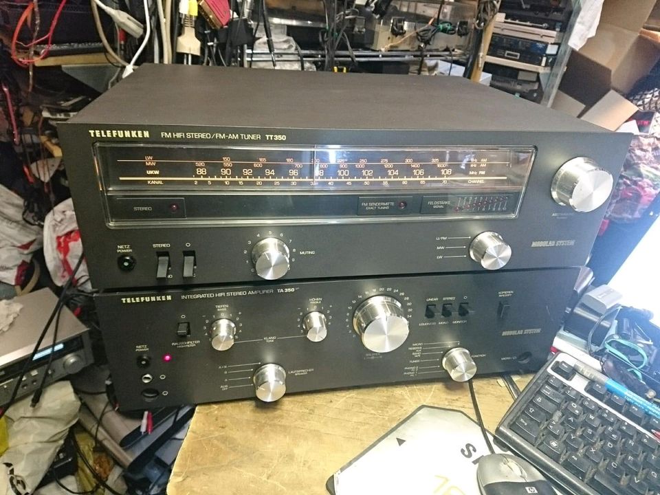 TELEFUNKEN TA350 Amplifier + TT350 Tuner, guter Zustand!