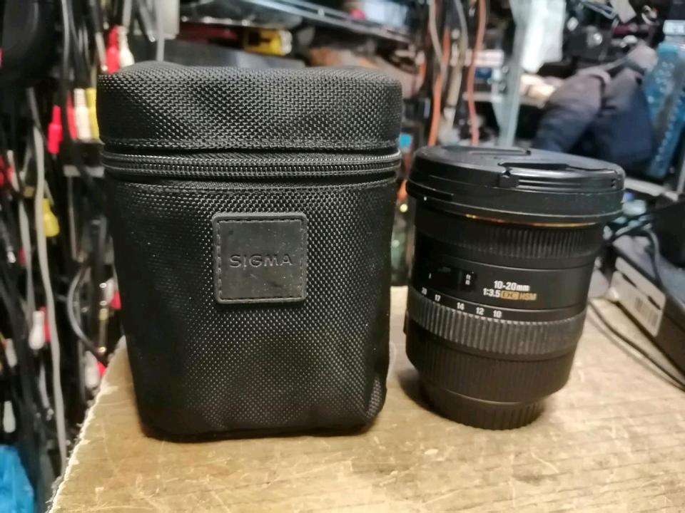 SIGMA EX 10-20 mm F3. 5 DC HSM für CANON EOS. Objektiv!!