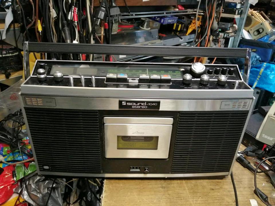 SOUND-1040 Stereo, Radio-Cassetten-Recorder, SELTEN!!!