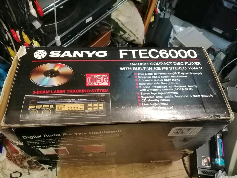 SANYO FTEC 6000, Autoradio mit CD-Player, NEU + OVP!!!