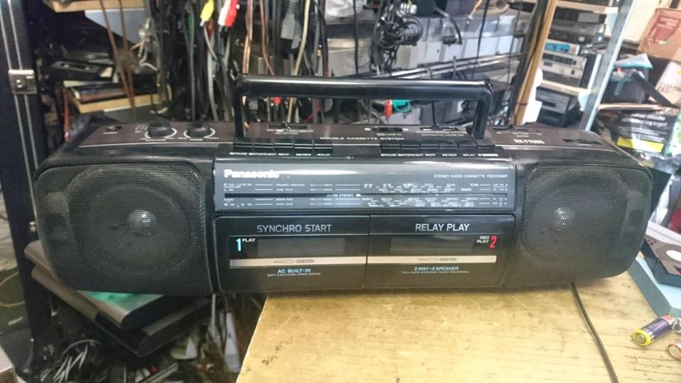 PANASONIC RX-FT500, Radio-Doppelcassetten-Recorder, etwas DEFEKT!