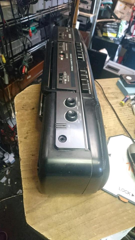 PANASONIC RX-FT500, Radio-Doppelcassetten-Recorder, etwas DEFEKT!