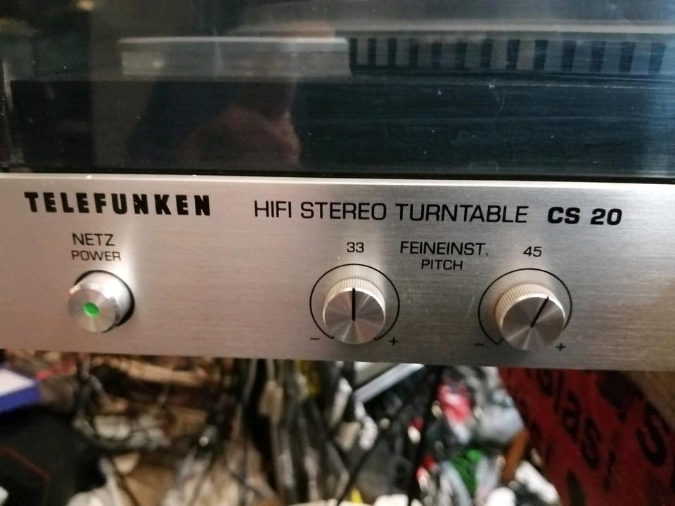 TELEFUNKEN CS20 Plattenspieler + ORTOFON Nadel, etwas DEFEKT!,!
