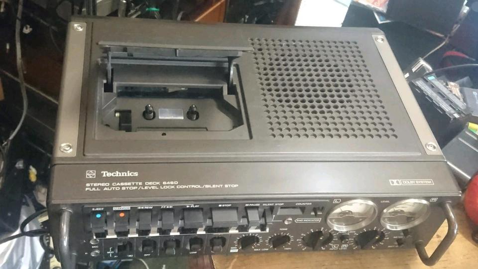 TECHNICS RS-646DS, Cassetten-Recorder, NEUER Antriebsriemen!!