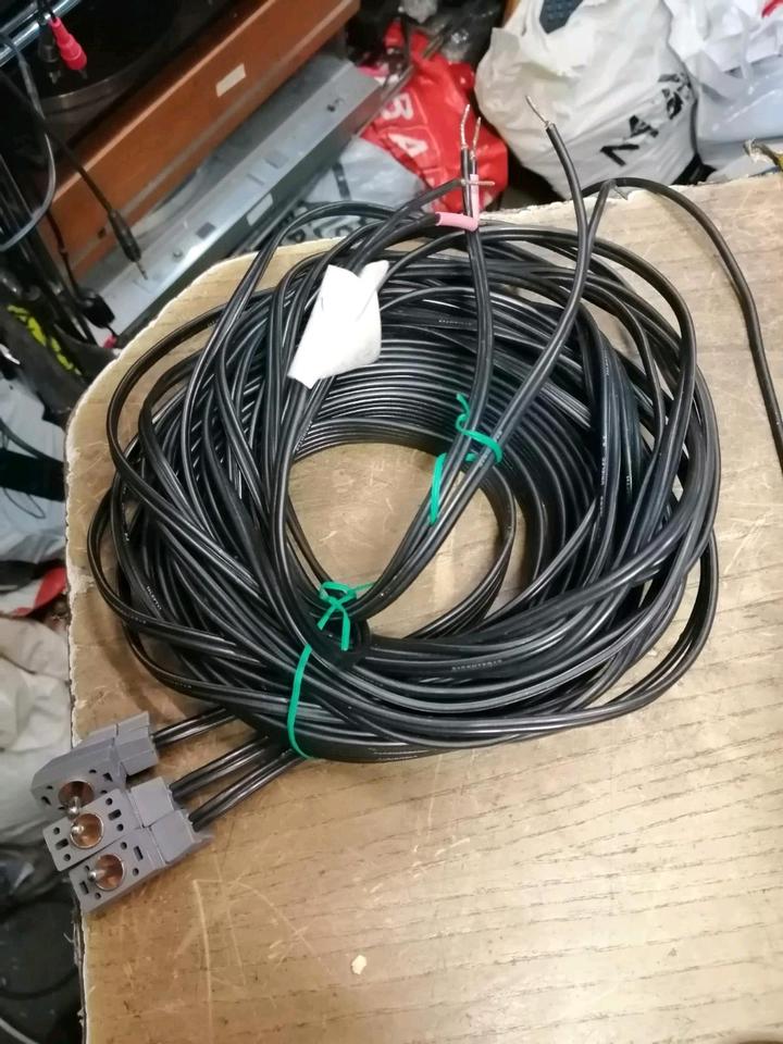 3 Lautsprecherkabel awm 2468 vw-1, 18 ang unielec, guter Zustand!