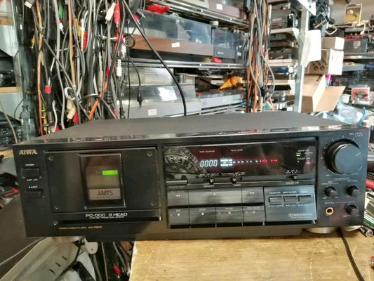 AIWA AD-F800Z, Stereo Cassetten-Deck, etwas DEFEKT!!!