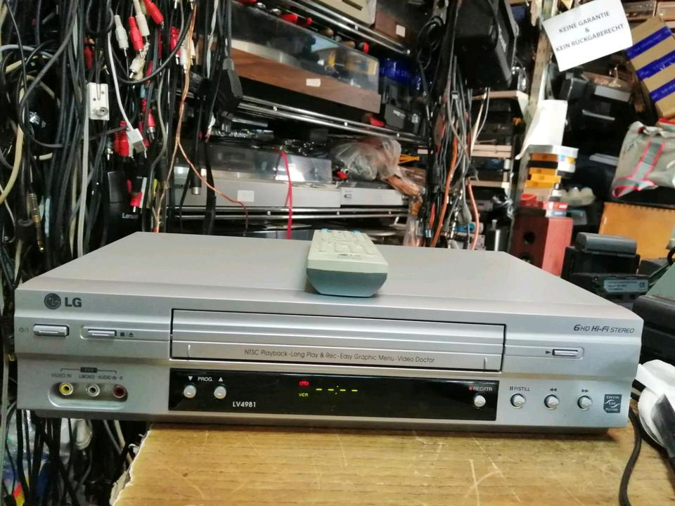 LG LV4981, Videocassettenrecorder mit Original-Fernbedienung!!