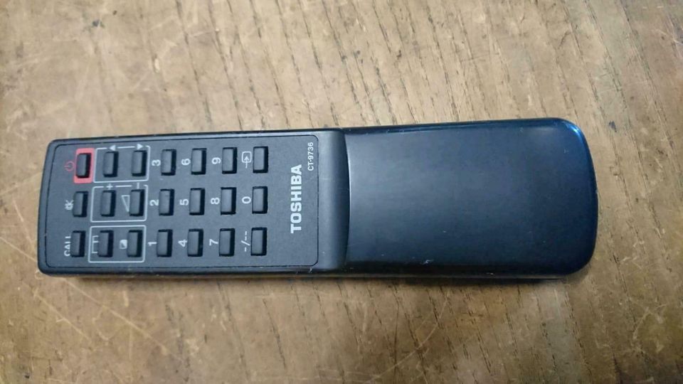 TOSHIBA CT-9736, Original-Fernbedienung