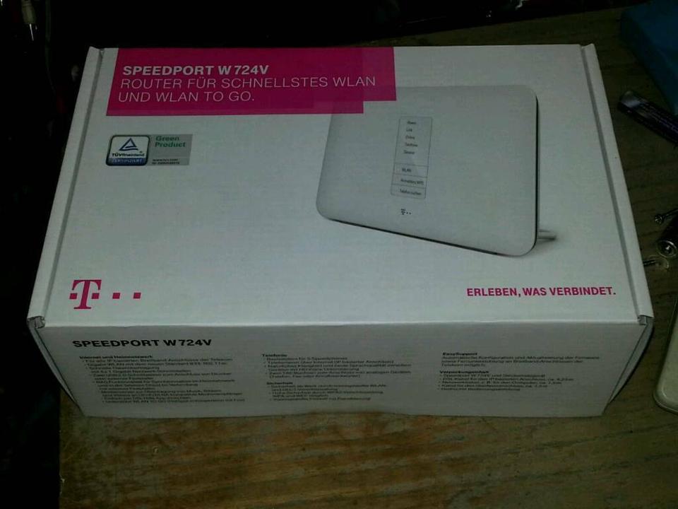 DEUTSCHE TELEKOM Speedport W724V Typ BL; WLAN-Router, NEU & OVP!!