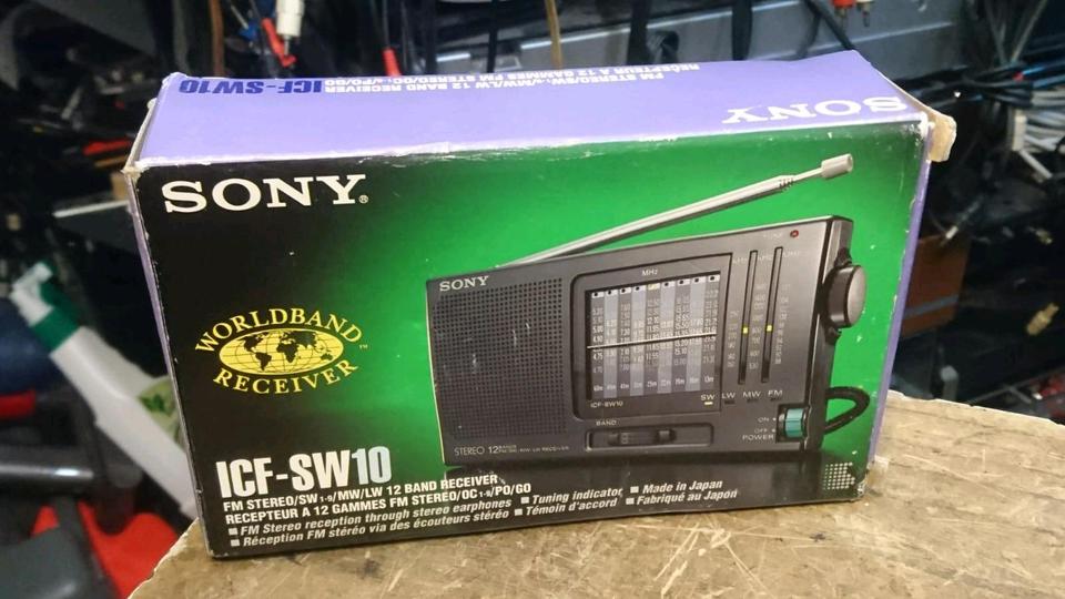 SONY ICF-SW10, Weltempfänger/Radio, NEU + Original-Karton