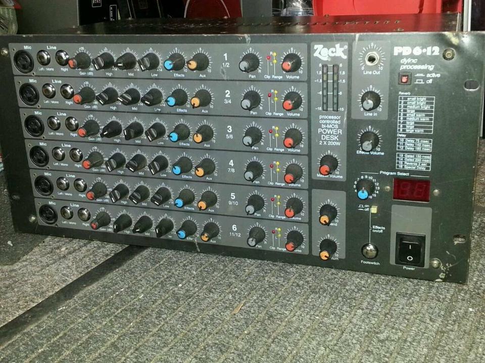 PD 6-12 Stereo Power Mixer; 12 Kanäle