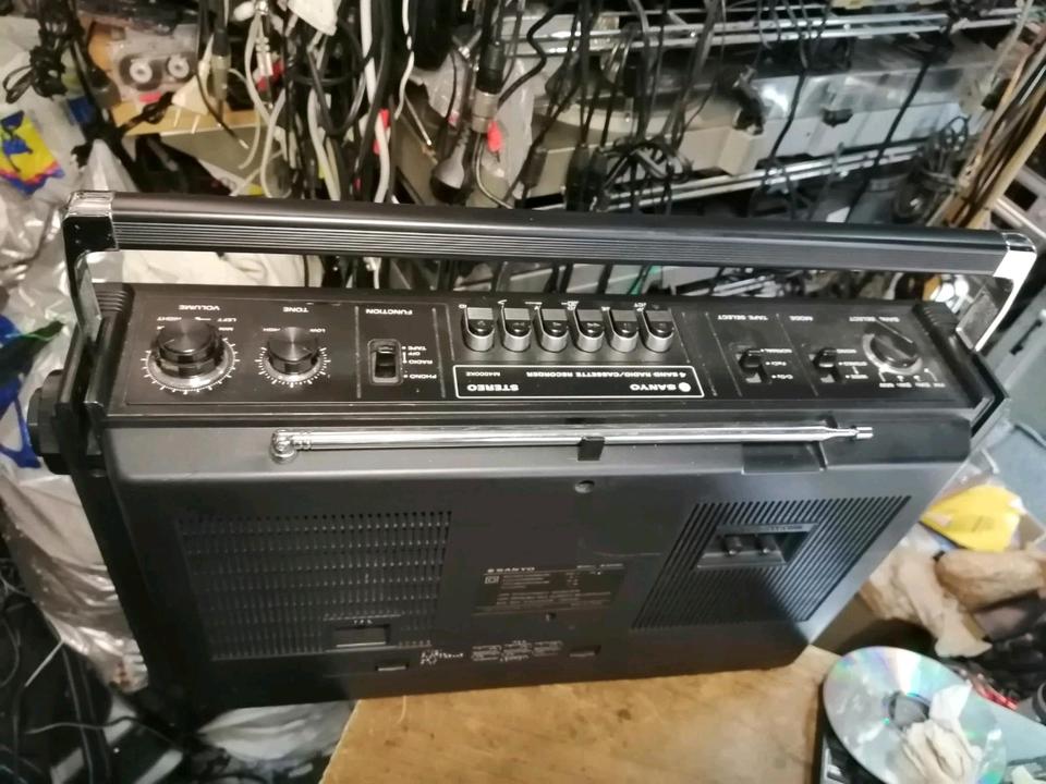 SANYO M 4500KE, Radio-Cassetten-Recorder mit Netzkabel!!