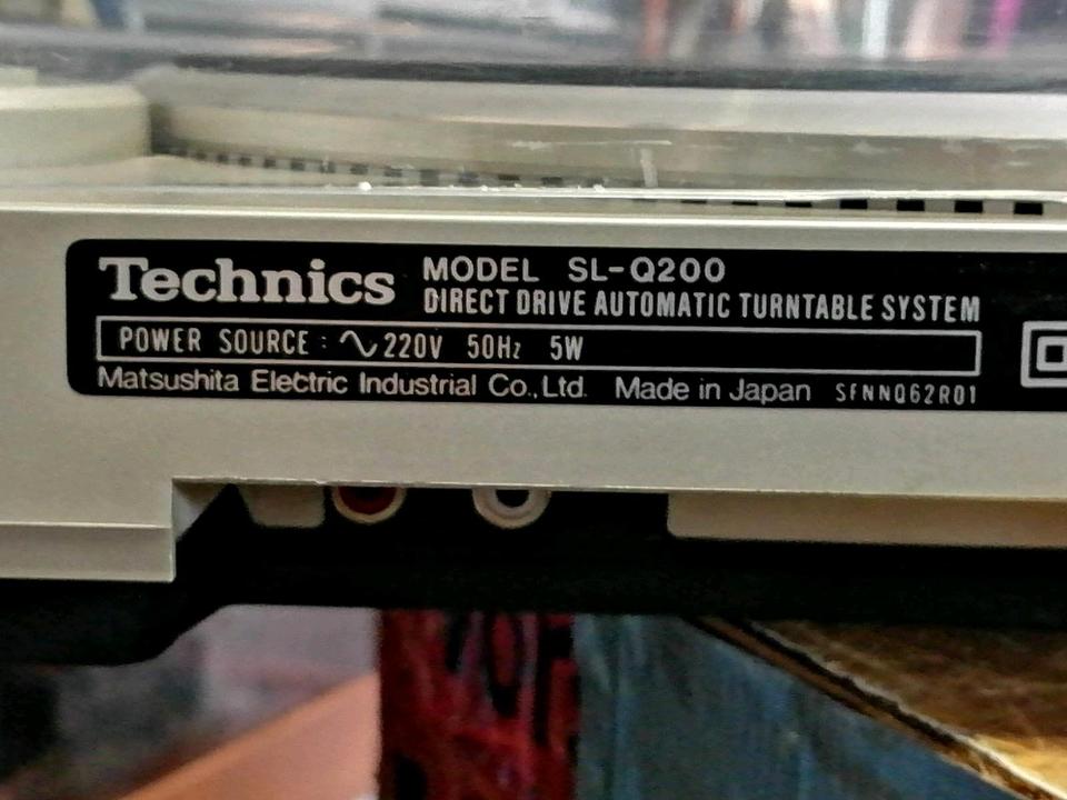 TECHNICS SL-Q200, Plattenspieler OHNE Nadel!!