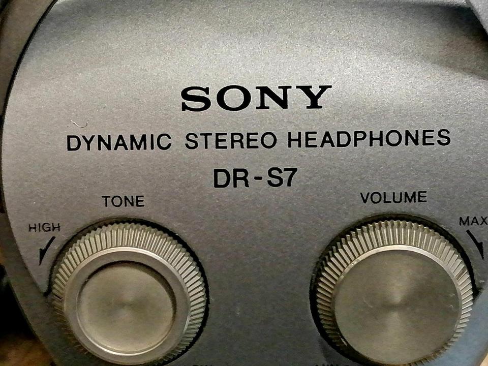 SONY DR-S7, Dynamische Stereo Kopfhörer, 6,3 mm Klinkestecker!!!