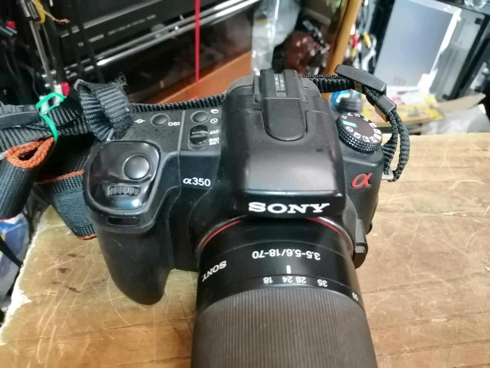 SONY ALPHA A350, Digital-Kamera + Objektiv und Zubehör!!