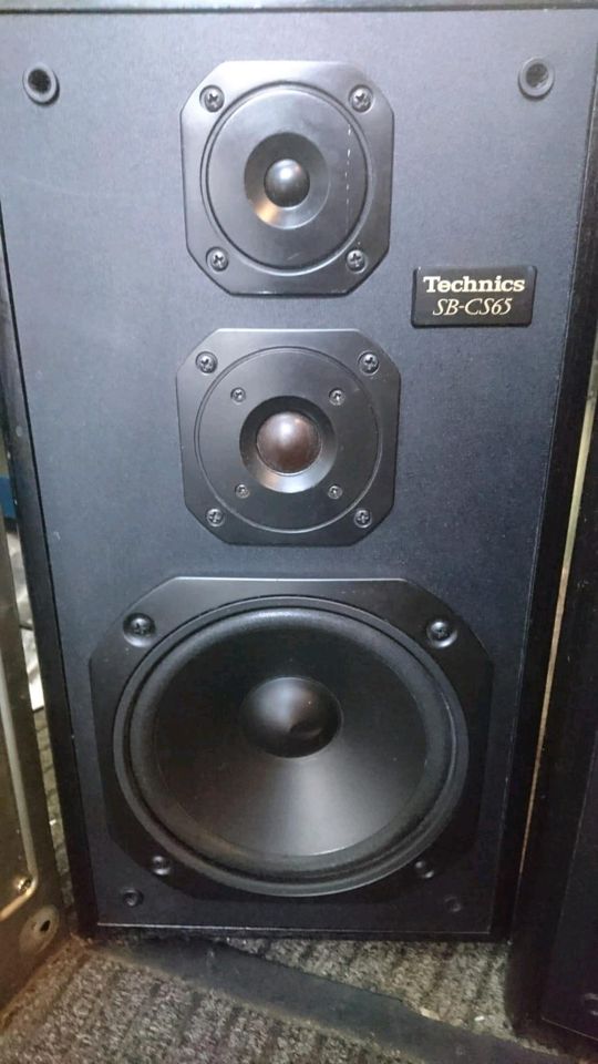 2 TECHNICS SB-CS65, 3 Way Speaker System, OHNE Schutzgitter!! 120 € VB Versand möglich