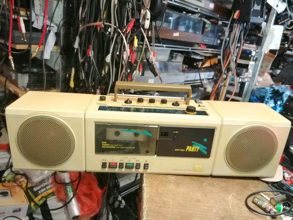 RFT SKR1200 Party, Radio-Cassetten-Recorder DEFEKT!!