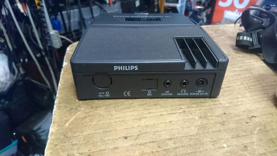 PHILIPS 720 Transcription System, Wiedergabegerät mit Zubehör!!